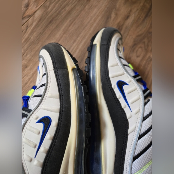 Nike Air Max 98 #640744-103 Sprite 2018 Blue White Men's Shoes Size 8.5 - Picture 9 of 15